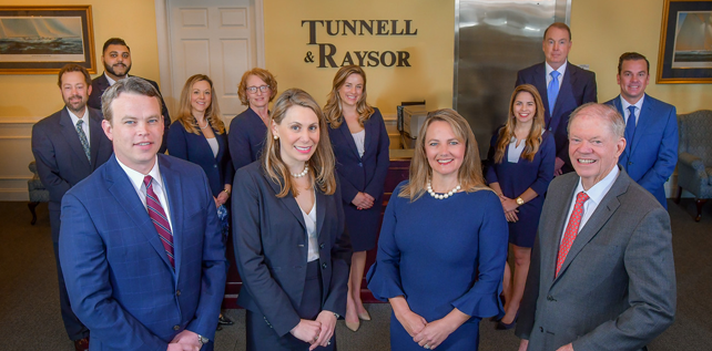 The attorneys and staff of Tunnell & Raysor, P.A.
