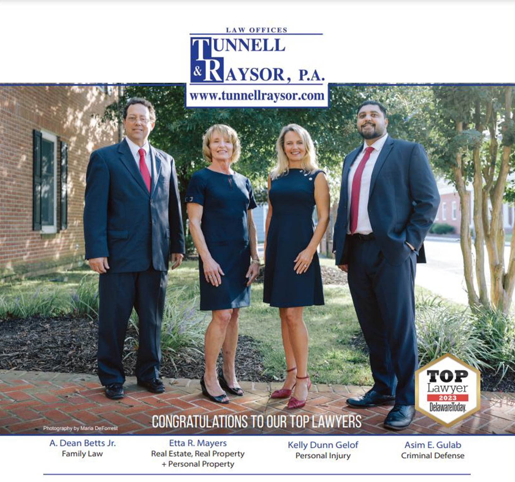 4 Lawyers Named Top Lawyer 2023 List by Delaware Today